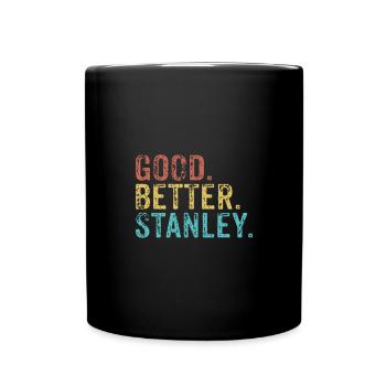 Cool guys are called stanley - Tasse einfarbig - Schwarz - Vorne