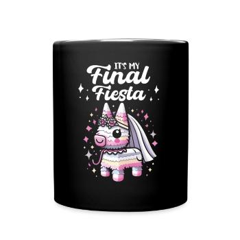 Bachelorette Hen Party Bride - Full Colour Mug - black - Front