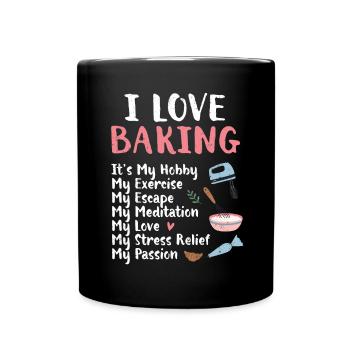 Baker - Full Colour Mug - black - Front
