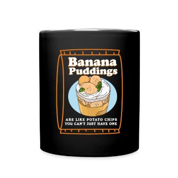 Banana Pudding Banana Pudding Gift - Full Colour Mug - black - Front