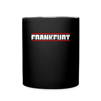 Frankfurt - Full Colour Mug - black - Front