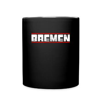 Brême - Mug uni - noir - Devant