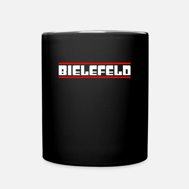 Bielefeld - Taza monocolor - negro