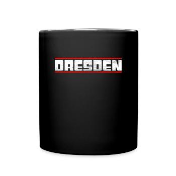 Dresden - Tasse einfarbig - Schwarz - Vorne