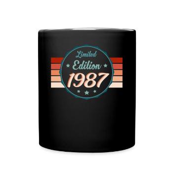 1987 Cult Retro – cadeau de Champion Vintage - Mug uni - noir - Devant
