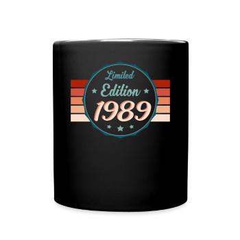 1989 Retro Edition – Timeless Classic - Full Colour Mug - black - Front
