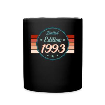 1993 Limited Retro – Unforgettable Gift - Full Colour Mug - black - Front