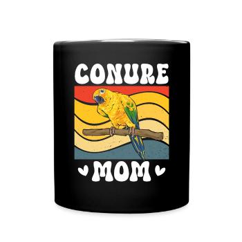Parakeet Parrot Parakeet Bird - Full Colour Mug - black - Front