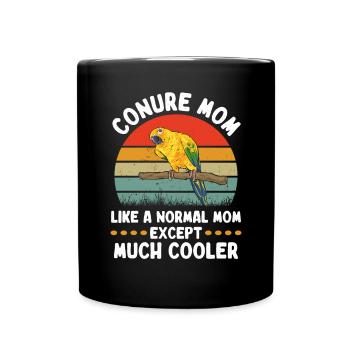 Parakeet Parrot Parakeet Bird - Full Colour Mug - black - Front