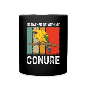 Parakeet Parrot Parakeet Bird - Full Colour Mug - black - Front