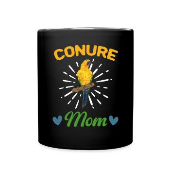Parakeet, Parrot, Parakeet, Bird - Full Colour Mug - black - Front