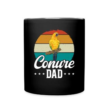 Parakeet, Parrot, Parakeet, Bird - Full Colour Mug - black - Front