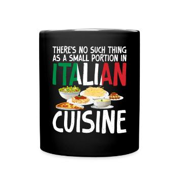 Italian Food Gifts - Full Colour Mug - black - Front