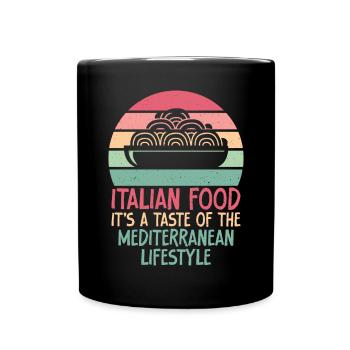 Italian Food Gifts - Full Colour Mug - black - Front
