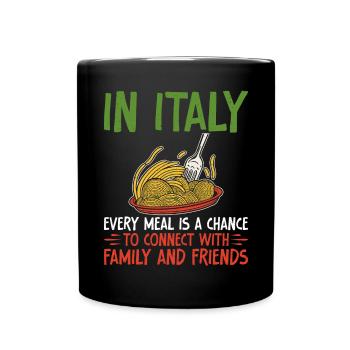 Italian Food Gifts - Full Colour Mug - black - Front