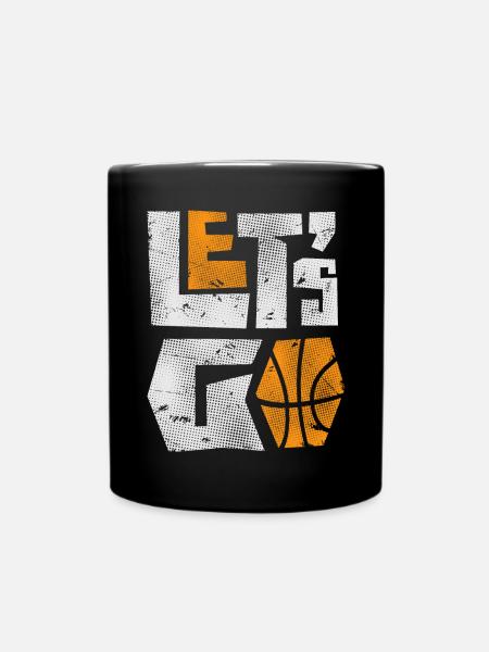 Basketball - Tasse einfarbig - Schwarz