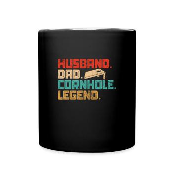 Cornhole - Mug uni - noir - Devant