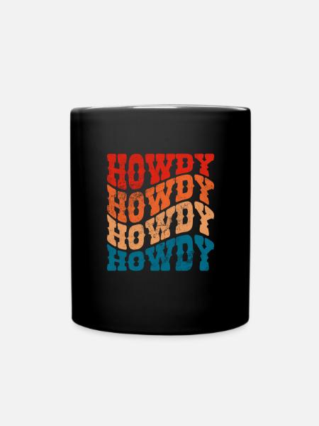 Country - Tasse einfarbig - Schwarz