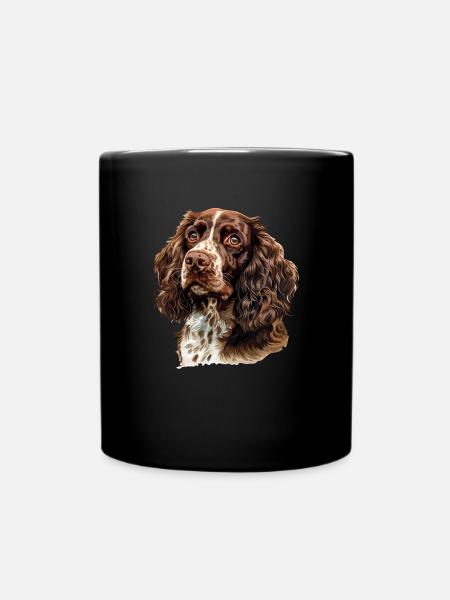 Épagneul springer - Mug uni - noir
