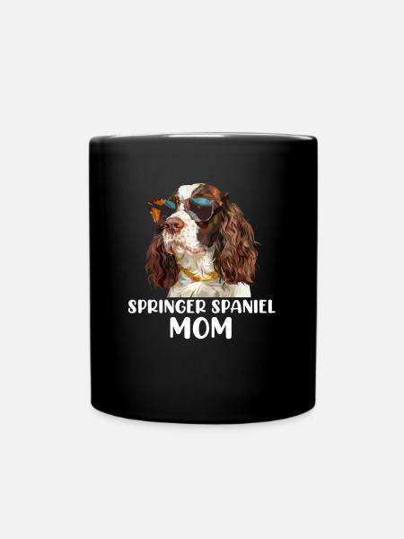 springer spaniel - Tasse einfarbig - Schwarz