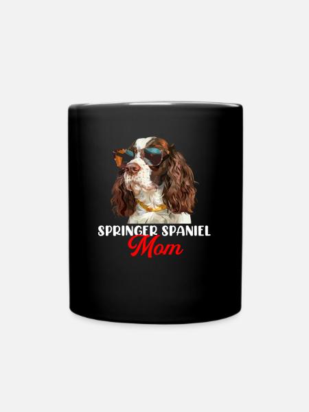 Épagneul springer - Mug uni - noir