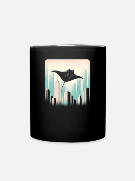 Mantarochen - Tasse einfarbig - Schwarz