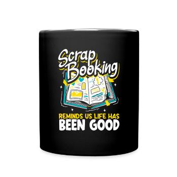 Livre de mémoire, Scrapbook, Scrapbook, Scrapbook, Scrapbook - Mug uni - noir - Devant