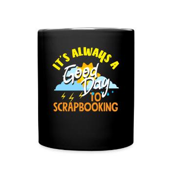 Erinnerungsbuch Scrapbook Sammelalbum Einklebebuch - Mug uni - noir - Devant