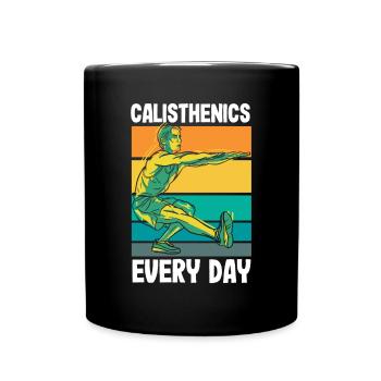 Calisthenics Training Fitness Workout - Full Colour Mug - black - Front