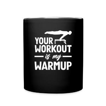 Calisthenics Training Fitness Workout - Full Colour Mug - black - Front