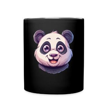 Panda Ours Panda géant japonais - Mug uni - noir - Devant