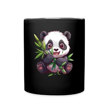 Panda Ours Panda géant japonais - Mug uni - noir - Devant