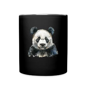 Panda Ours Panda géant japonais - Mug uni - noir - Devant