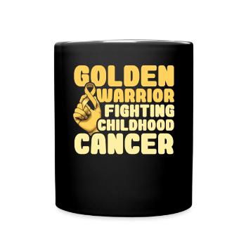 Sensibilisation au cancer chez l’enfant Chimiothérapie Combattre le cancer - Mug uni - noir - Devant