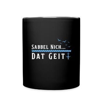 Hambourg Ville hanséatique Allemagne du Nord Bas-allemand - Mug uni - noir - Devant