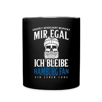 Hambourg Ville hanséatique Allemagne du Nord Bas-allemand - Mug uni - noir - Devant