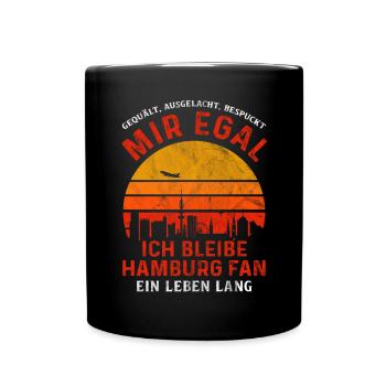 Hambourg Ville hanséatique Allemagne du Nord Bas-allemand - Mug uni - noir - Devant