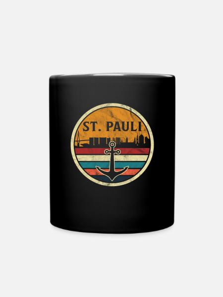 Hamburg Hansestadt Norddeutsch Plattdeutsch - Tasse einfarbig - Schwarz