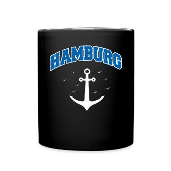 Hamburg Hanseatic City North German Low German - Full Colour Mug - black - Front