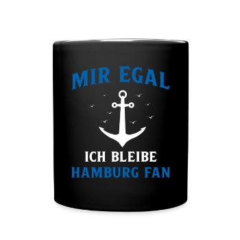 Hambourg Ville hanséatique Allemagne du Nord Bas-allemand - Mug uni - noir - Devant