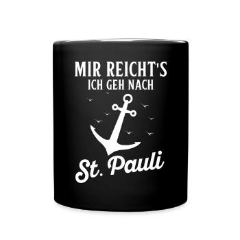 Hambourg Ville hanséatique Allemagne du Nord Bas-allemand - Mug uni - noir - Devant
