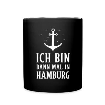 Hambourg Ville hanséatique Allemagne du Nord Bas-allemand - Mug uni - noir - Devant