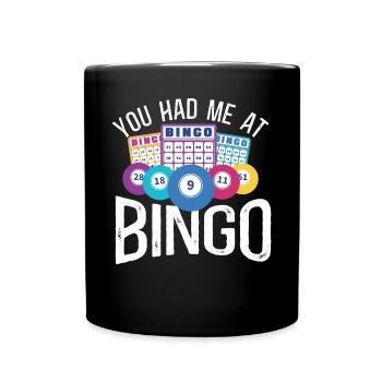 Fille de joueur de bingo à laquelle vous m’avez eu - Mug uni - noir - Devant