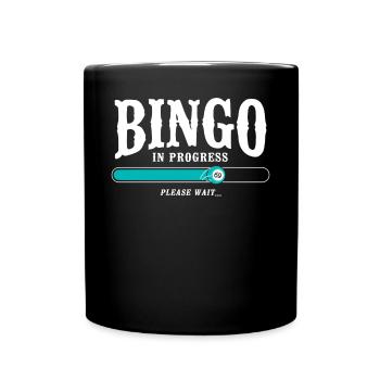Bingo Player Bingo In Progress - Full Colour Mug - black - Front