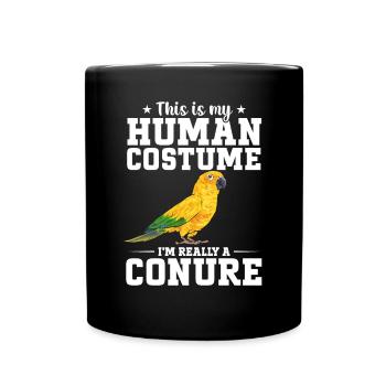 Parakeet Parrot Parakeet Bird - Full Colour Mug - black - Front