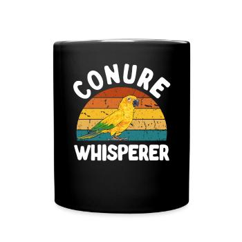 Parakeet Parrot Parakeet Bird - Full Colour Mug - black - Front