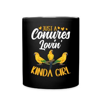 Parakeet Parrot Parakeet Bird - Full Colour Mug - black - Front