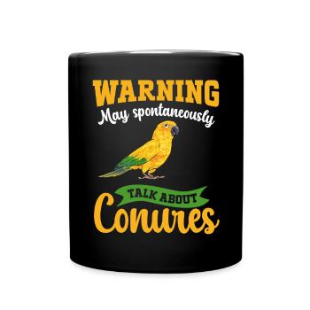 Parakeet Parrot Parakeet Bird - Full Colour Mug - black - Front