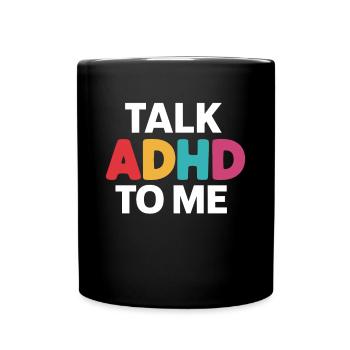 Drôle de dicton sur le TDAH - Mug uni - noir - Devant