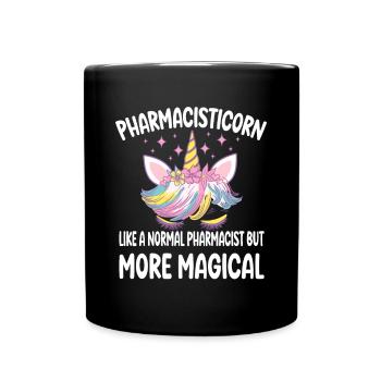 Pharmacisticorn like a normal Pharma gifts - Tasse einfarbig - Schwarz - Vorne